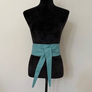 NWT Italian Made Leather Wrap Tie Belt